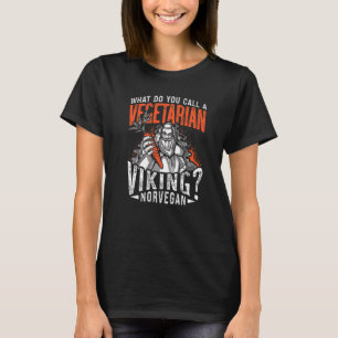 Norse Viking Mythology Vegan Pup for Viking Warrio T-Shirt