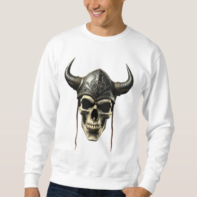 Norse Viking Sweatshirt crâne (Devant)