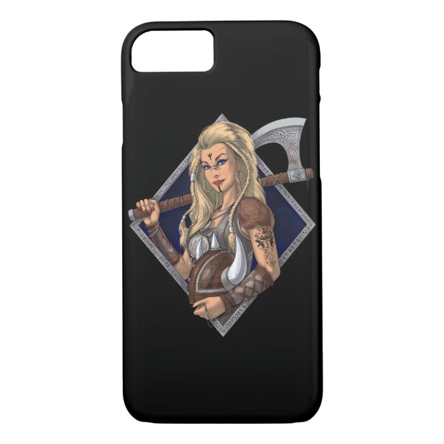 Norse Viking Warrior Case-Mate iPhone Hülle (Rückseite)