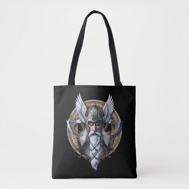 Norse Warrior God Odin Tasche (Vorderseite)