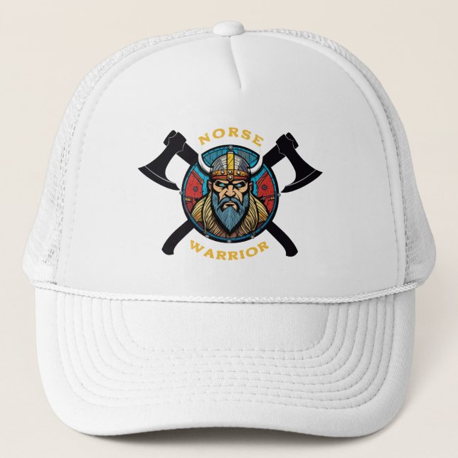 Norse Warrior Hat Truckerkappe (Vorderseite)