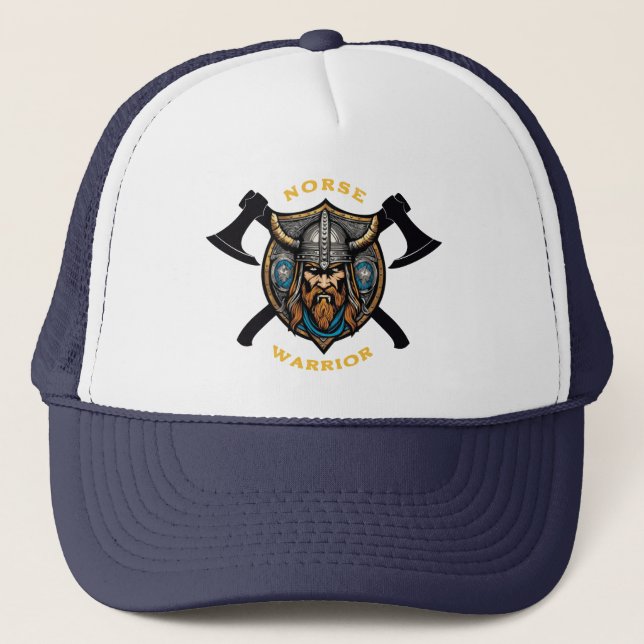 Norse Warrior Hat Truckerkappe (Vorderseite)