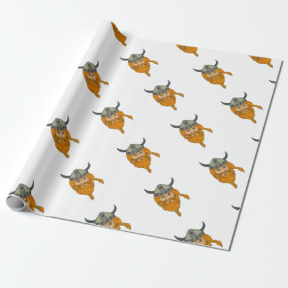 Norseman-Wikinger-Krieger-Hauptzeichnen Geschenkpapier