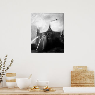 Norte Dame Church Poster