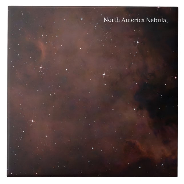 North America Nebula space Fliese (Vorderseite)