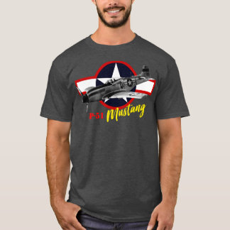 North American P51 Mustang Kampfflugzeug T-Shirt