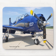 North American T28 Trojan Marineflugzeug-Mauspad