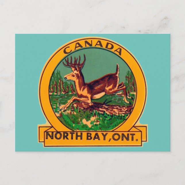 North Bay, Ontario - Postkarte (Vorderseite)