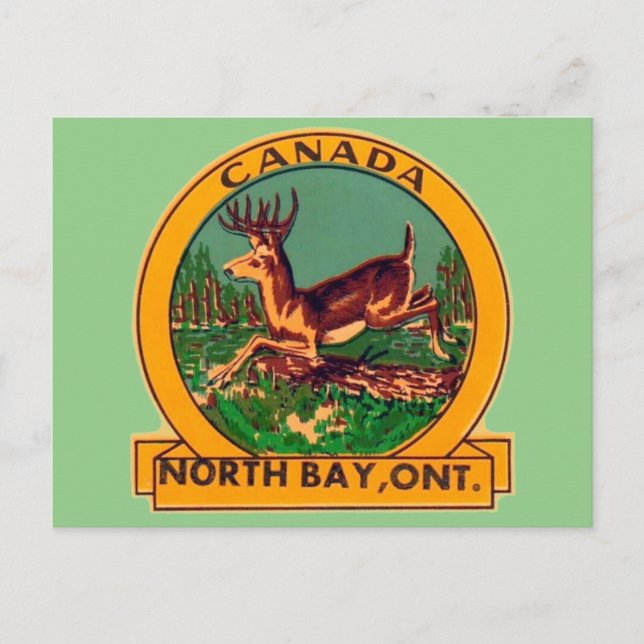 North Bay, Ontario - Postkarte (Vorderseite)