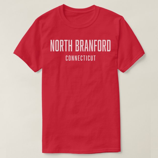 North Branford Connecticut TShirt (Design vorne)