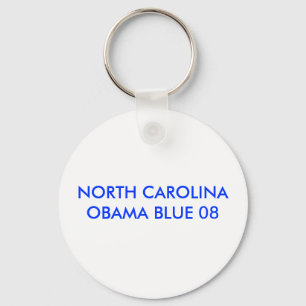 NORTH CAROLINA08 OBAMA-BLAU SCHLÜSSELANHÄNGER