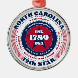 North Carolina 12. Staat Weihnachtsschmuck
