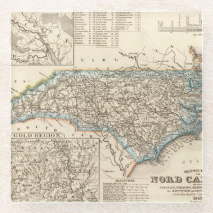 North Carolina 2 Glasuntersetzer