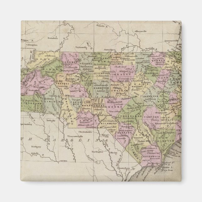North Carolina 4 Magnet (Vorne)