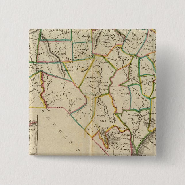 North Carolina 5 Button (Vorderseite)