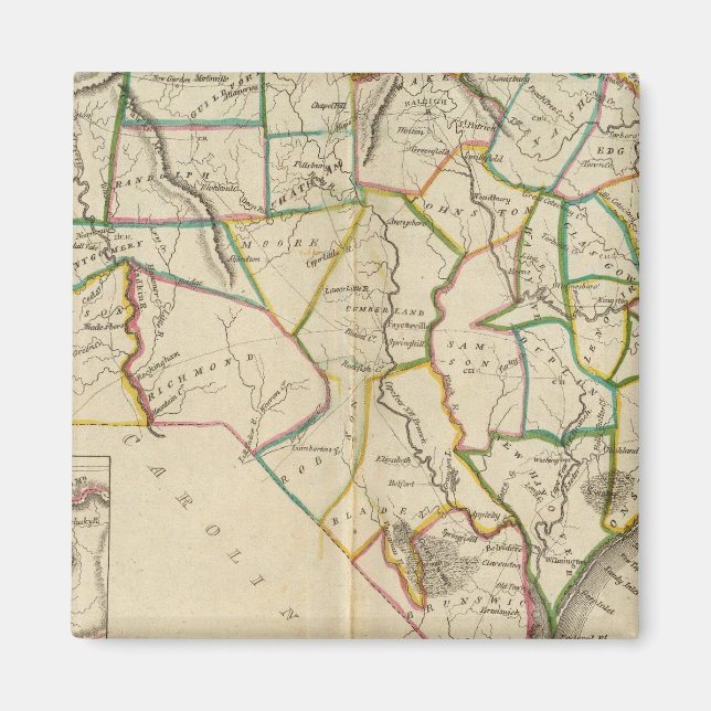 North Carolina 5 Magnet (Vorne)