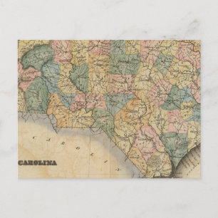 North Carolina 7 Postkarte