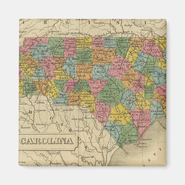 North Carolina 9 Magnet (Vorne)