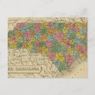 North Carolina 9 Postkarte