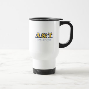 North Carolina A&T Staat University A&T Wordmark Reisebecher