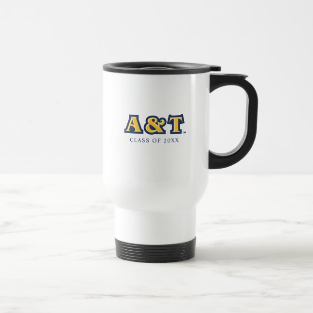North Carolina A&T Staat University | A&T Wordmark Reisebecher (Rechts)