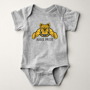 North Carolina A&T Staat University   Bulldog Baby Strampler