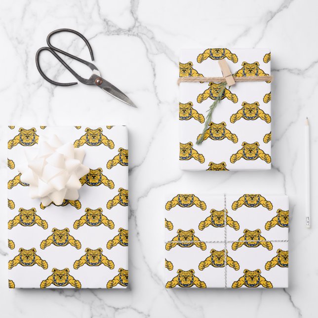 North Carolina A&T Staat University | Bulldog Geschenkpapier Set (Vorderseite)