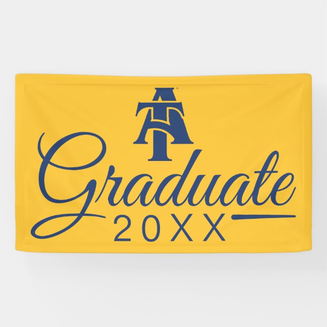 North Carolina A&T Staat University | Ein Logo Banner (Horizontal)