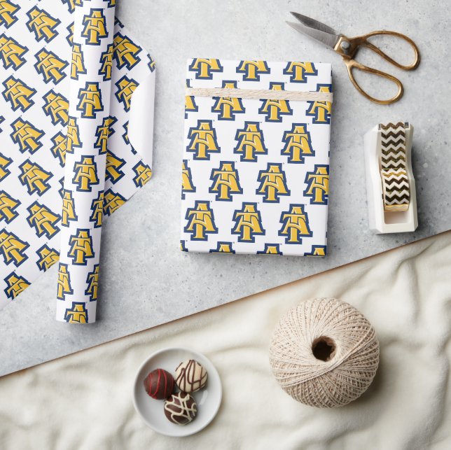 North Carolina A&T Staat University | Ein Logo Geschenkpapier (Kunsthandwerk)