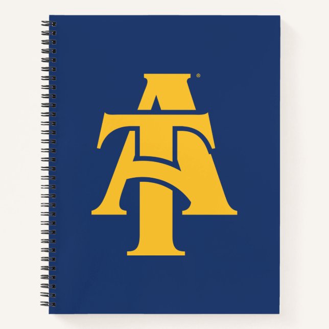 North Carolina A&T Staat University | Ein Logo Notizbuch (Vorderseite)