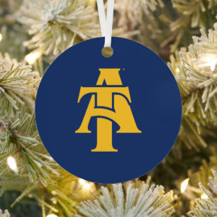 North Carolina A&T Staat University   Ein Logo Ornament Aus Metall