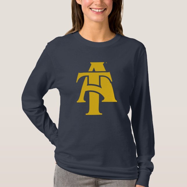 North Carolina A&T Staat University | Ein Logo T-Shirt (Vorderseite)