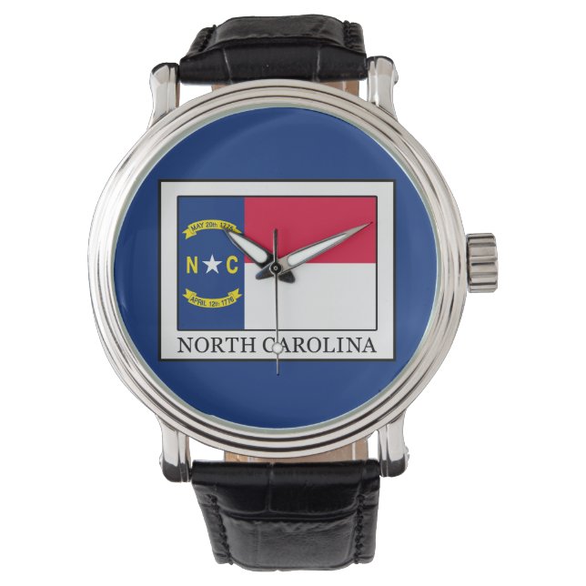 North Carolina Armbanduhr (Vorderseite)