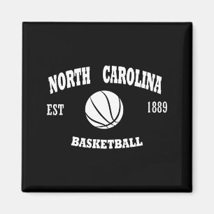 North Carolina Basketball Retro T-Shirt Magnet