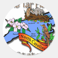 North Carolina Blue The Tar Heel Staat BirdFlower