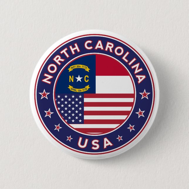 North Carolina Button (Vorderseite)