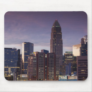 North Carolina, Charlotte, erhöhte Ansicht Mousepad