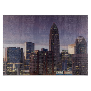 North Carolina, Charlotte, erhöhte Ansicht Schneidebrett