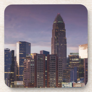 North Carolina, Charlotte, erhöhte Sicht Getränkeuntersetzer