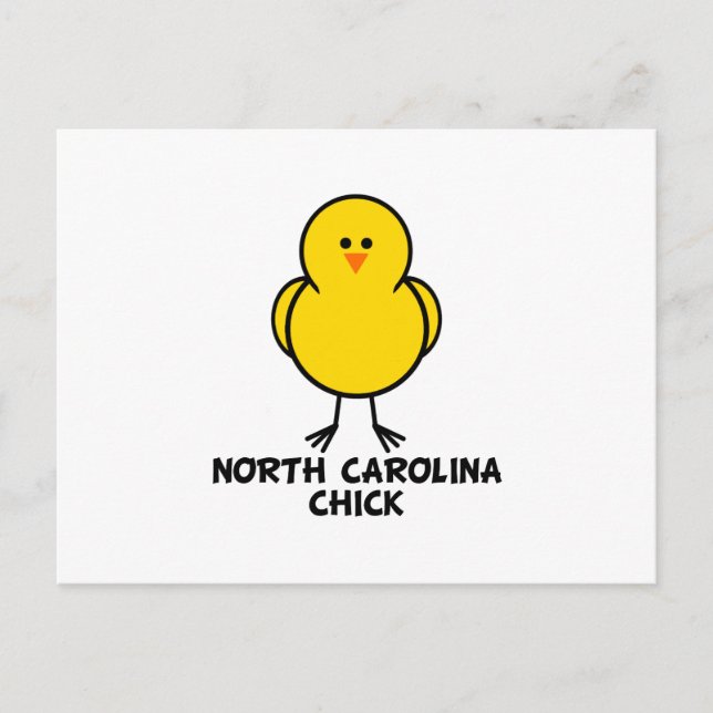 North Carolina Chick Postkarte (Vorderseite)