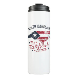 North Carolina Der Staat Tarheel Thermosbecher