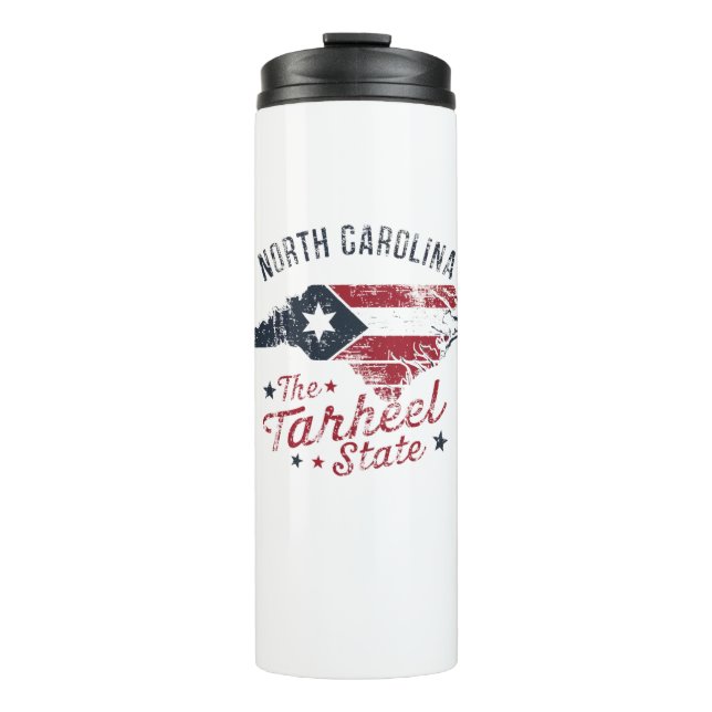 North Carolina Der Staat Tarheel Thermosbecher (Vorderseite)