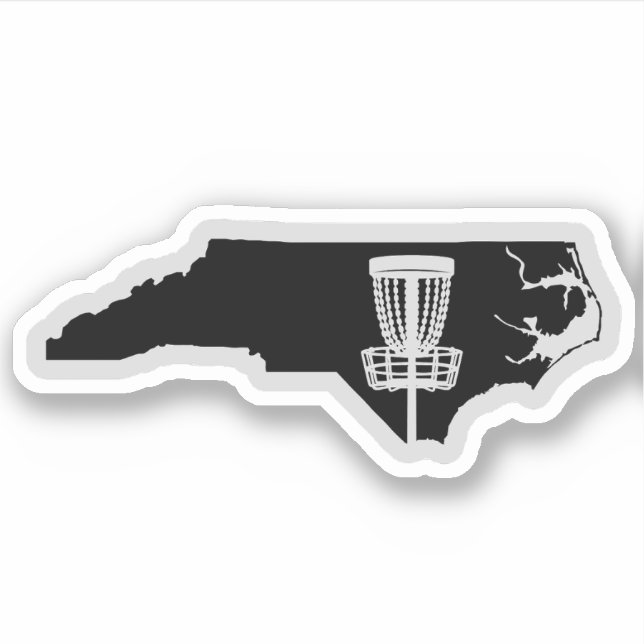 North Carolina Disk Golf Sticker (Vorderseite)