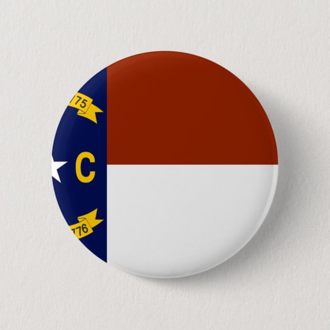 North Carolina-Flagge Button (Vorderseite)