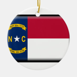 North Carolina-Flagge Keramikornament