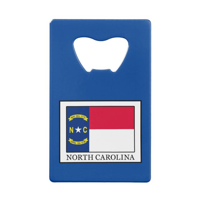 North Carolina Geldkarten Flaschenöffner (Vorderseite)