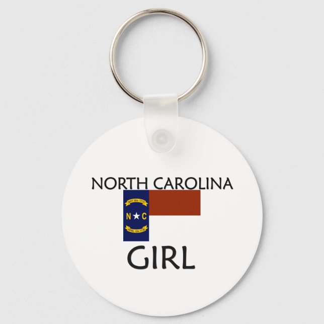 NORTH CAROLINA GIRL SCHLÜSSELANHÄNGER (Vorderseite)