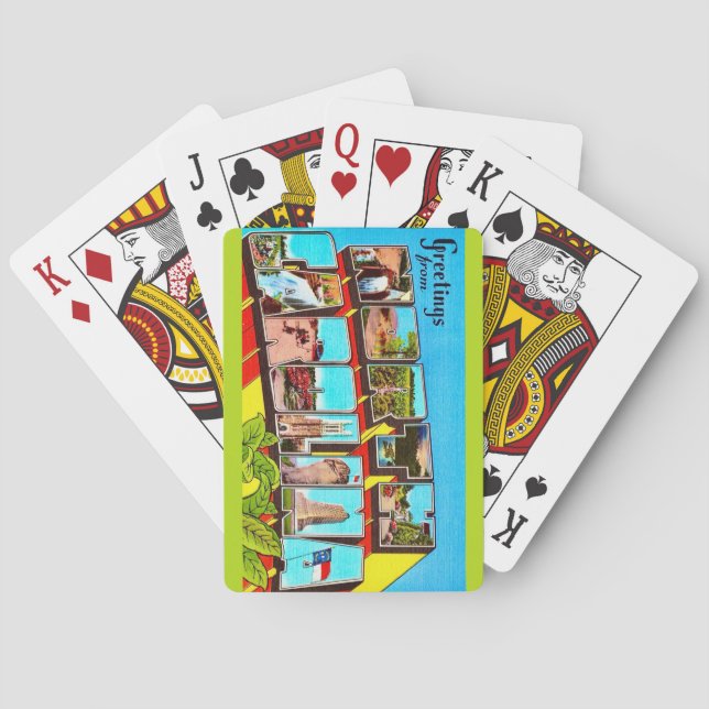 North Carolina Greetings Playing Cards Spielkarten (Rückseite)