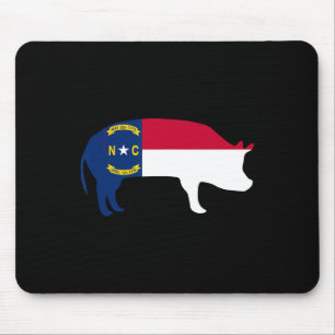 North Carolina Grillen Pork Byrbecue Hauptstadt Fu Mousepad