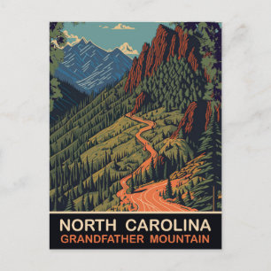 North Carolina, Großvater, Reisen Postkarte